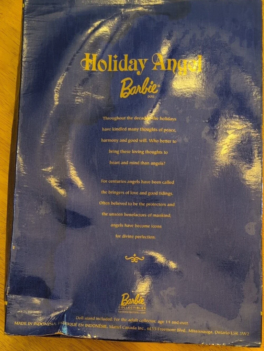 Barbie Holiday Angel Doll - Blue and Gold